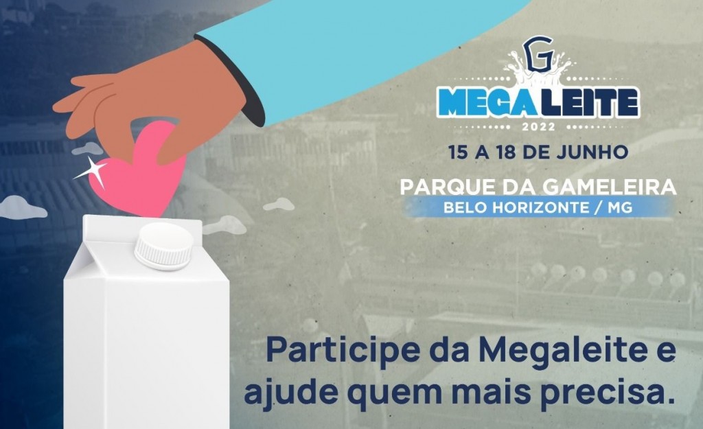 Megaleite 2022 terá ação solidária para arrecadação de leite
